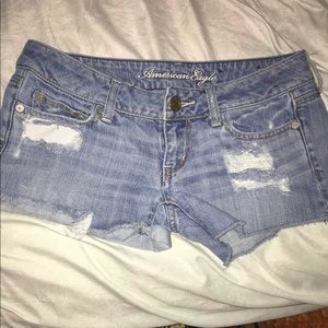 Denim shorts